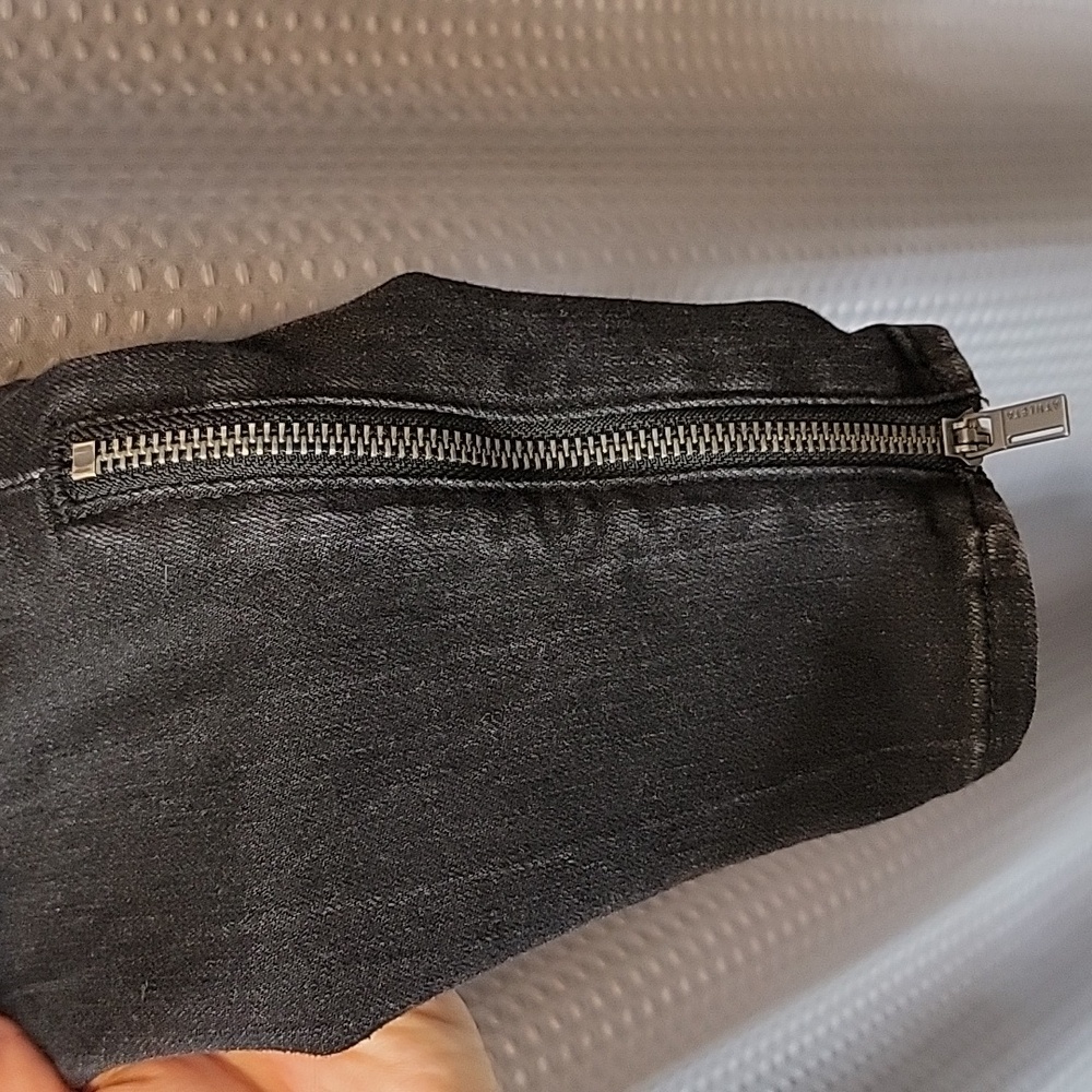 Athleta Sculptek Skinny Zipper Ankle Jeans Size 4 - Picture 3 of 6